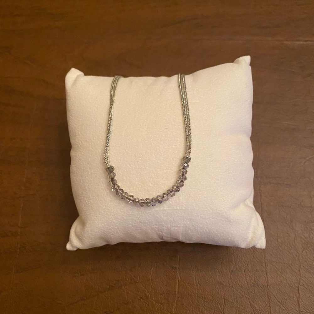 Stella & Dot Piper Necklace Silver